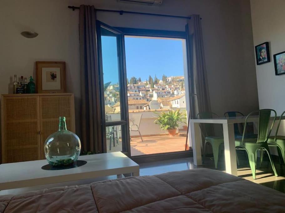 Apartamento Cosy Loft With Amazing Terrace & Spectacular Views Granada Exterior foto
