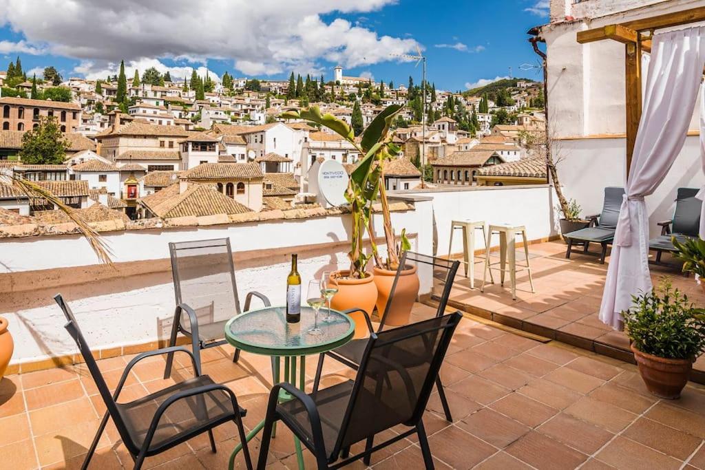 Apartamento Cosy Loft With Amazing Terrace & Spectacular Views Granada Exterior foto